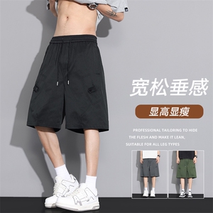 现货 夏季工装短裤男ins潮牌休闲百搭潮流痞帅五分裤D02513-P43图片