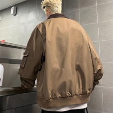 夹克外套春季男2025新款宽松百搭设计感小众休闲上衣潮W6034-P62，男装夹克，星座412-2