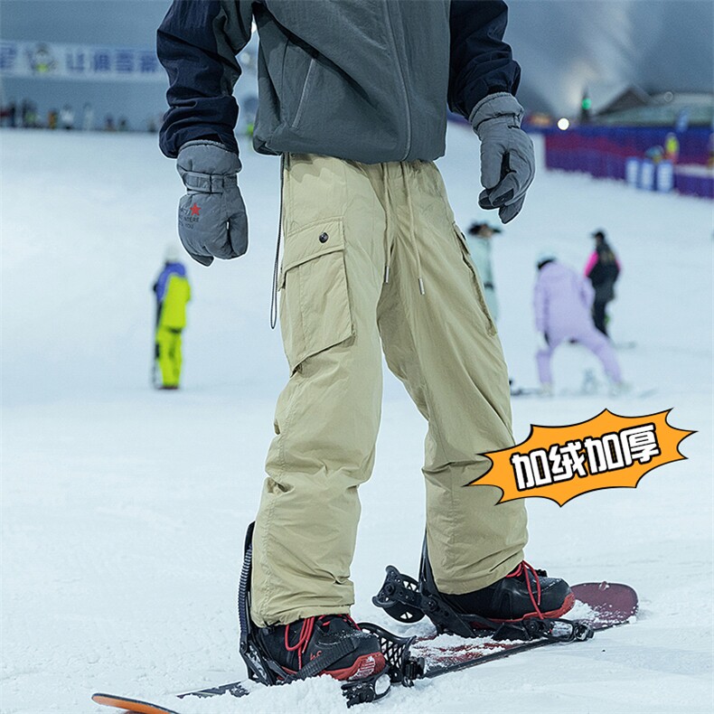 真！！标90绒羽绒裤内所暖工装伞兵裤A014-DY25099-P155，男装棉裤，电商A014