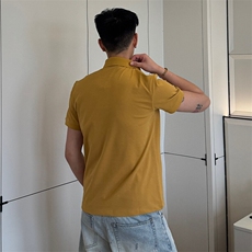 7A抑菌220克丝光珠地高品质常年主推短袖T恤翻领Polo衫T0257，男装Polo衫，电商D342