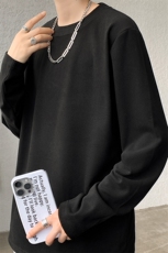 8XL-M德绒打底衫男保暖内衣加绒加厚内搭双面绒男TBG1103P35控48，男装T恤，电商D206-1
