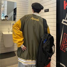 男秋季外套街头棒球服夹克外套双层J227P40，男装夹克，星座1116-2