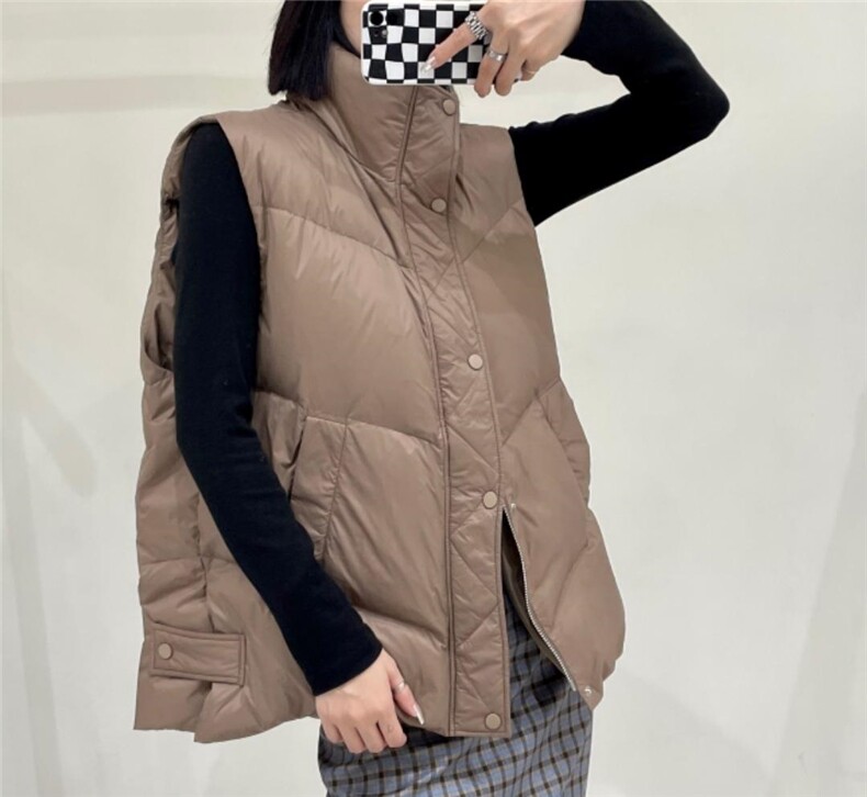 羽绒马甲，女装马甲，M&G