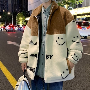 新款冬款加绒加厚棉衣羊羔绒棉服外套青少年保暖男装MY106P95图片