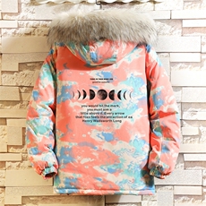 MC49135-P135日系潮衣男大码派克服男工装服外套袄砖墙，男装棉衣，电商A040A