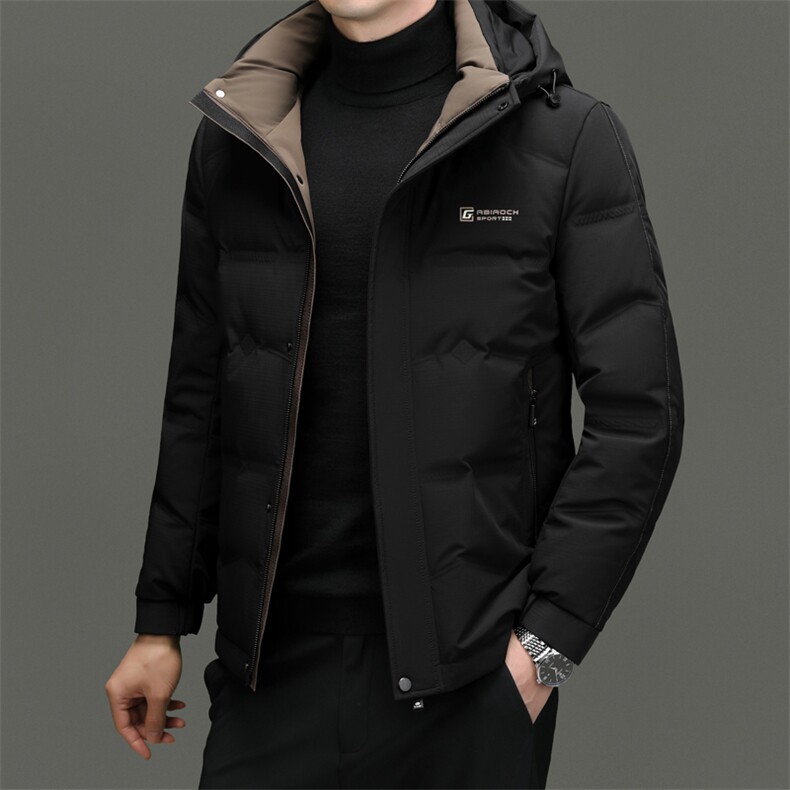 DF23878钱塘2020-2新款百搭简约冬季厚款中年男士羽绒服P263,男装羽绒服,钱塘207-2