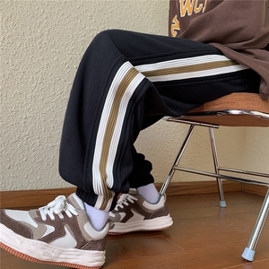 冬季加绒加厚毛呢休闲裤男D329-QM557-P65控88图片