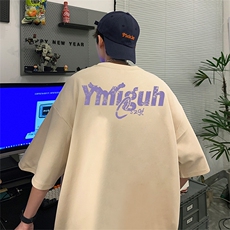 量大优供视频220克美式短袖t恤T2921得物直播有280克品质，男装T恤，电商A486