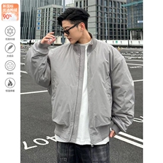 90白鸭绒[网图]美式飞行夹克羽绒服棒球服男5D1143-TP109不，男装夹克，电商A102