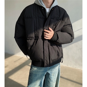 棒球领夹棉棉服男短款冬季加厚棉袄男士保暖棉衣外套 D389 P108图片