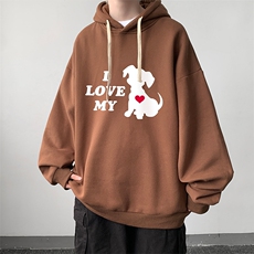 连帽卫衣男大码胖子帽衫大号运动服WY2448-P35，男装卫衣，电商A040