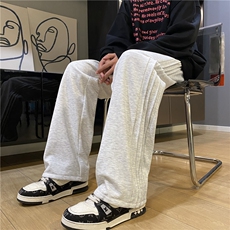INS秋冬潮流条纹休闲裤常规K23504-p50控68加绒K23504JR-p60控78，男装休闲裤，电商B315