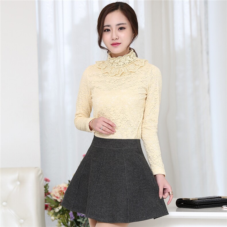 纯色百搭2021年秋季显瘦韩版半身裙，女装半身裙，韩美纤衣