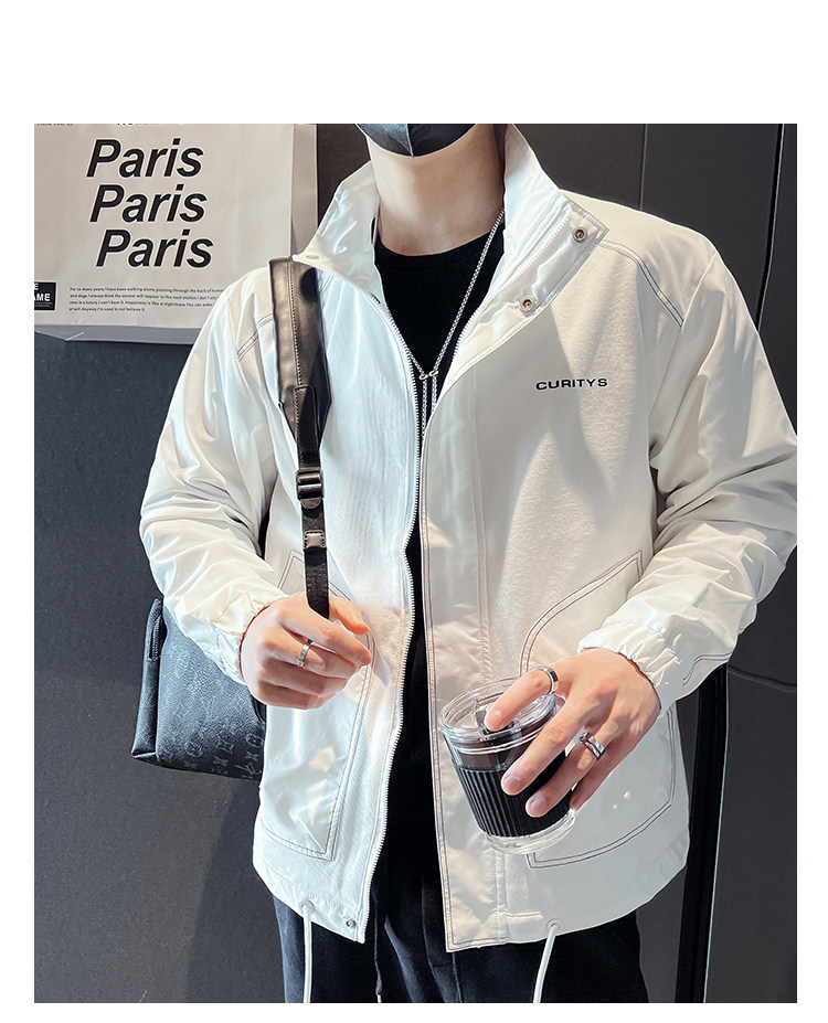 312A-8011-P1152025春装社会小伙夹克外套男休闲潮流韩版上衣A,男装夹克,星座312A-5