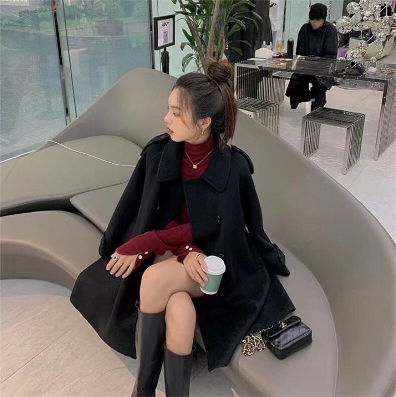 【现货】新款羊绒大衣，其它，Yibee