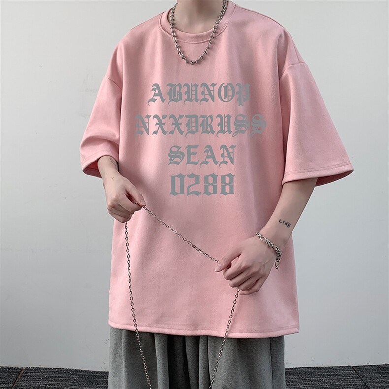 麂皮绒短袖t恤男大码半袖男JD82307-P25,男装T恤,电商A040