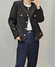 【现货]】秋季新款韩版休闲小香风风外套，其它，那简