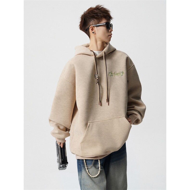 主推秋冬重磅刺绣砂洗做旧连帽卫衣JF21-特P65控98加绒P70控108,男装卫衣,电商A422-1