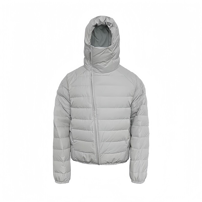 2025新款设计90白鸭绒潮排骨服情侣款羽绒服，男装羽绒服，星座218-2