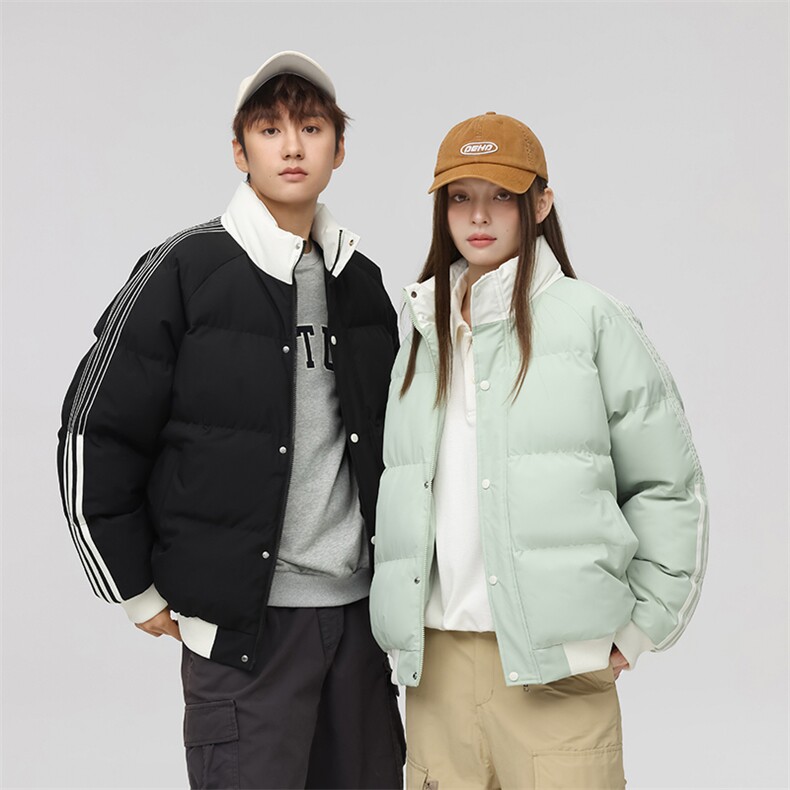 抖音得物二开可供视频拼接织带三防加厚羽绒棉衣外套棉服LL2288,男装棉衣,电商A486