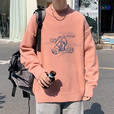 ！2023秋冬男士半高领毛衣百搭长袖保暖针织衫毛线M612P45，男装针织衫/毛衣，电商B220