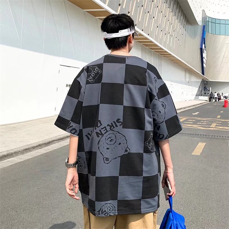 男潮流夏季圆领T恤宽松短袖T521P30,男装T恤,星座1116-2