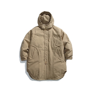 2025冬季新款男日系潮牌立领白鸭绒羽绒服加厚外套棉衣YR82-F335图片