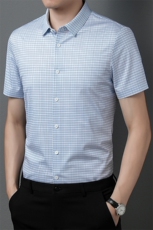 ZL-DK8631男式2023年夏季新款衬衫男短袖休闲衬衣P63，男装衬衫，电商B360