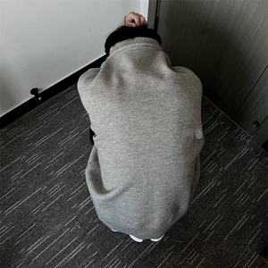 【网图】YK86032-P35 P45抖音日系慵懒风纯色毛衣男秋冬款图片