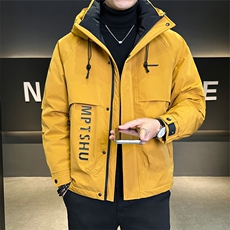 男士羽绒服标50连帽保暖外套户外工装上衣潮B317/9909/P255，男装羽绒服，电商B317