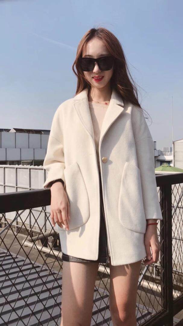 冬装新款黄金貂，水貂绒，毛呢外套外套！，女装毛呢外套，MUZONG