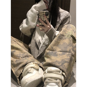 【网图有货】美式复古迷彩工装裤男女降落伞兵裤子MCK01CC-特P50图片
