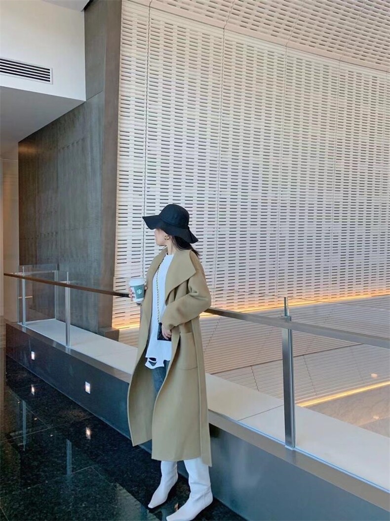 翻领羊绒大衣全毛，其它，郭郭家