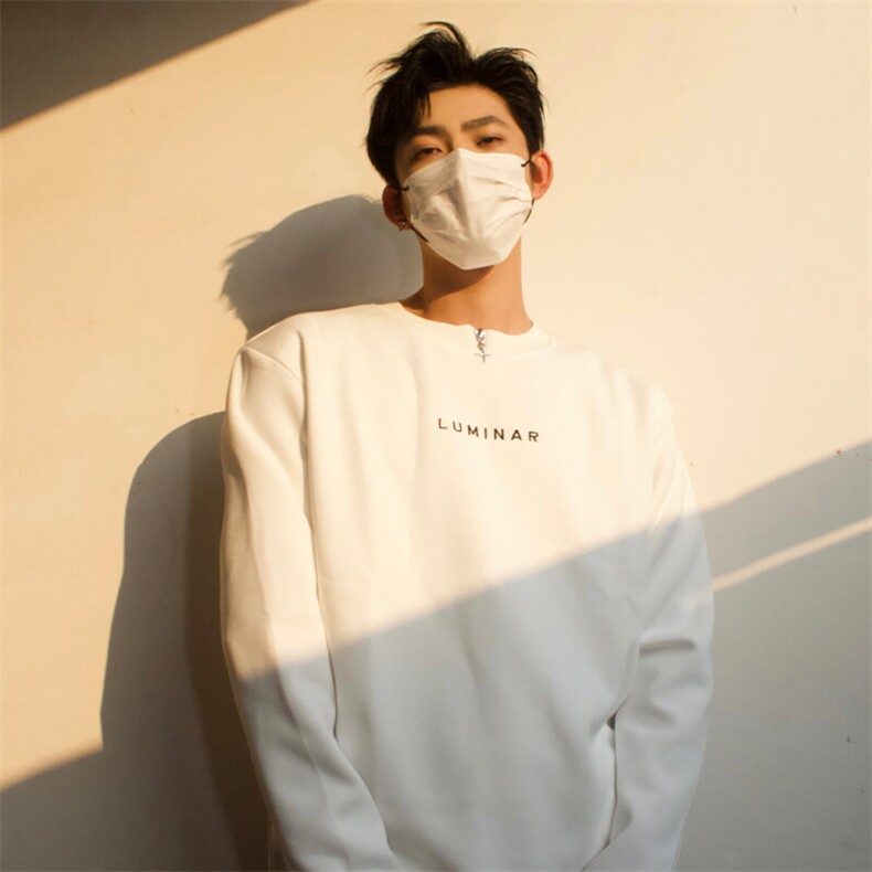明星私服美式潮流打底垫肩款打底金属星星设计内搭T恤P50,男装T恤,电商B319