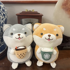 奶茶狗可爱精品毛绒小狗八寸娃娃机公仔玩偶玩具