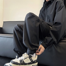 2026春季新款内景大码美式小脚防水冲锋裤M-5XHK24117-特P29，男装休闲裤，电商A022