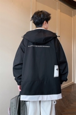 新款现货户外连帽夹克男冲锋衣外套JK810-P80，男装夹克，星座1204-3