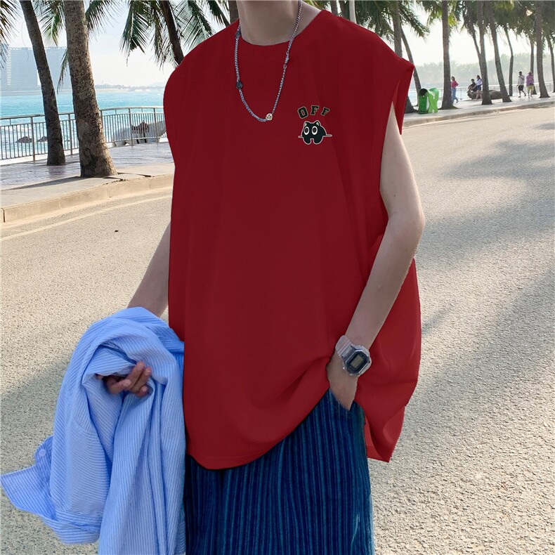 量大图低自动【有货】纯棉背心HD019-1-BX2533-P20，男装背心/马甲，电商019-1