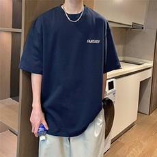 ！纯棉港风23夏季高街西海岸hiphop短袖T恤T6061P25控38，男装T恤，电商A268A