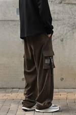 22秋新款高端方格灯芯绒休闲宽松港风工装休闲裤B266-X825-P60，男装工装外套，星座B257-1