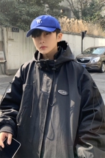 1克莱因蓝冲锋衣男外套男中性风宽松抽绳装饰连帽JK7569P75控99，女装短外套，星座226-2