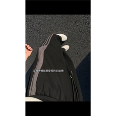 春秋美式复古条纹运动百搭卫裤男款宽松直筒休闲显瘦裤子特批48，男装休闲裤，电商B319