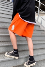 DK39045-P15港风休闲短裤男士大码运动五分裤男中裤男马裤港风，男装休闲裤，电商A040A