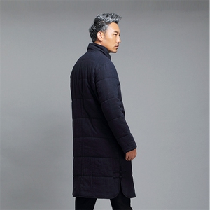 冬季风男棉衣加厚中长款唐装男中式棉服立领棉服8652-P180图片