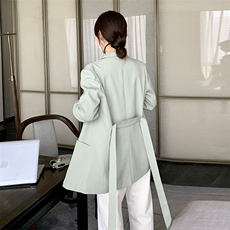时尚西服韩版修身显瘦203-9113-P125-K178，女装风衣，浪娴服饰