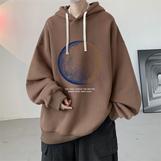 连帽卫衣男大码运动服帽衫外套WY2330-P35加绒款-P40，男装卫衣，电商A040