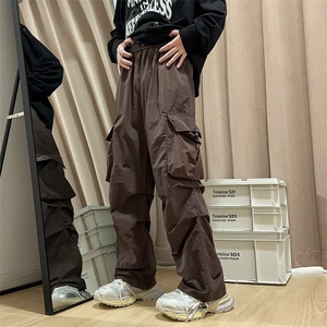 工装裤男 高街痞帅冲锋裤子多口袋降落伞休闲长裤AK2755-P38图片
