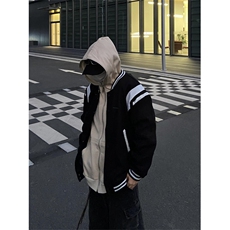 棒球服夹克男女韩版潮流高街帅拼色宽松2025秋冬ins外套WT001-P55，男装夹克，星座412-1