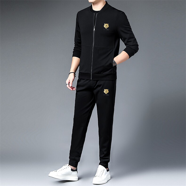 SA9680-3钱塘2020-2冬季新款时尚休闲中青年男士卫衣套装P243,男装休闲套装,钱塘207-2