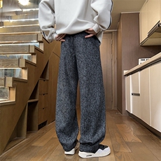 2025秋季新款内景老钱风仿麻弯刀卫裤M-5XLHK25625-特P35，男装休闲裤，电商A022